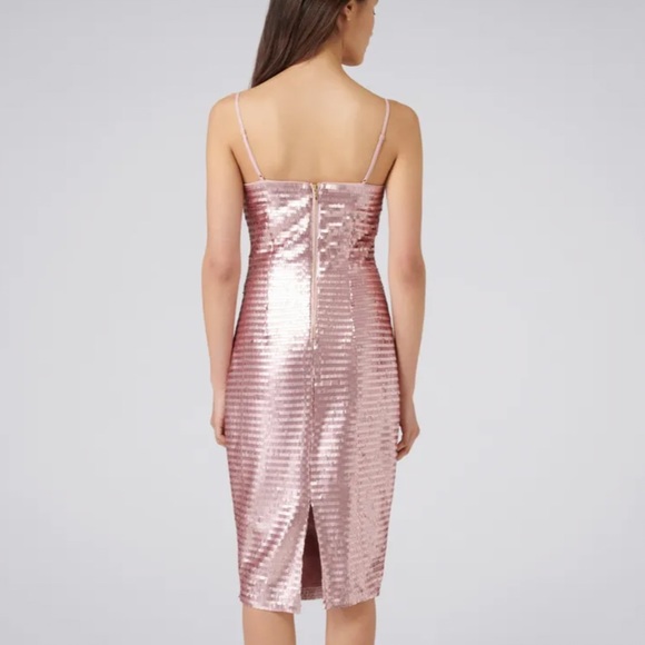Forever New/EverNew Melbourne Sequin Sheath Pink Dress, New Years, Party Dress! - Picture 7 of 7